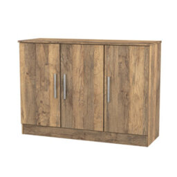 Trent 3 Door Sideboard In Vintage Oak (Ready Assembled) - thumbnail 3