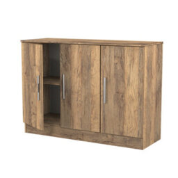 Trent 3 Door Sideboard In Vintage Oak (Ready Assembled) - thumbnail 5