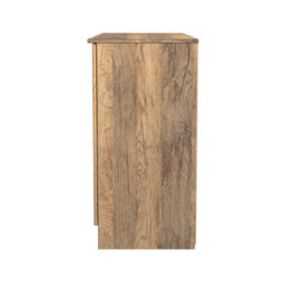 Trent 3 Door Sideboard In Vintage Oak (Ready Assembled) - thumbnail 2