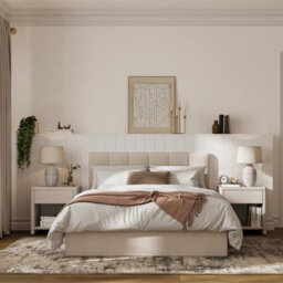 Valencia Stone King Size Ottoman Bed Frame - thumbnail 3