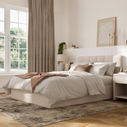 Valencia Stone King Size Ottoman Bed Frame - thumbnail 1