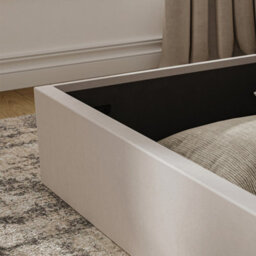 Valencia Stone King Size Ottoman Bed Frame - thumbnail 5