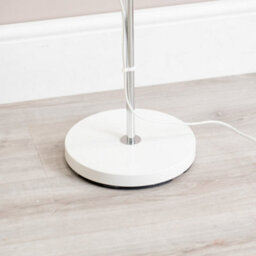 Valuelights Orion White Metal Father And Son Free Standing Reading Floor Lamp Mother And Child Adjustable Light For Living Room - thumbnail 4