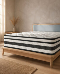 Matteo Double Mattress 4Ft6, Orthopaedic Hybrid 7-Zone Pocket Sprung, Cooling Gel Memory Foam, Medium Firm, 27Cm Deep - thumbnail 7