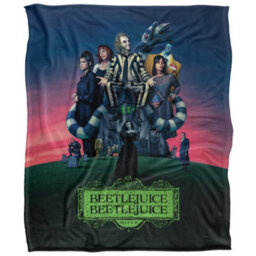 Beetlejuice Beetlejuice Movie Poster Blanket Multicoloured (One Size) - thumbnail 2