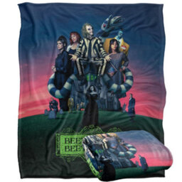 Beetlejuice Beetlejuice Movie Poster Blanket Multicoloured (One Size) - thumbnail 1