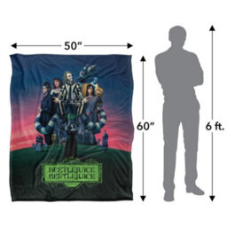 Beetlejuice Beetlejuice Movie Poster Blanket Multicoloured (One Size) - thumbnail 5