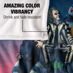 Beetlejuice Beetlejuice Movie Poster Blanket Multicoloured (One Size) - thumbnail 4