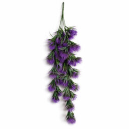 Leaf Pack Of 6 X 75Cm Artificial Purple Trailing Hanging Plant Faux Floral - thumbnail 3