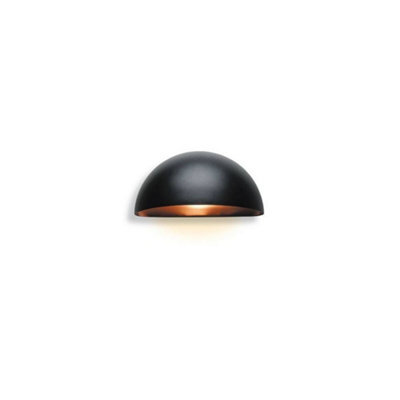 Ideal Lux Luminosa Tronco 1 Light Outdoor Wall Light Black Ip44, E27