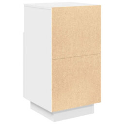 Berkfield Bedside Cabinets 2 Pcs With 2 Drawers White 36X36X68 Cm - thumbnail 8