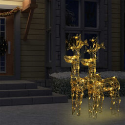 Walplus Reindeer Christmas Decorations 2 Pcs 60X16X100 Cm Acrylic - thumbnail 7