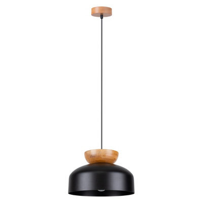 Luminosa Lighting Luminosa Marion Dome Pendant Ceiling Light Black - image 1