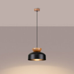 Luminosa Lighting Luminosa Marion Dome Pendant Ceiling Light Black - thumbnail 2