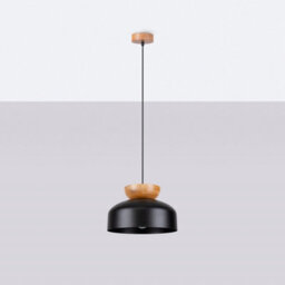 Luminosa Lighting Luminosa Marion Dome Pendant Ceiling Light Black - thumbnail 3