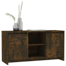 Walplus Tv Cabinet Smoked Oak 102X37.5X52.5 Cm Engineered Wood - thumbnail 6
