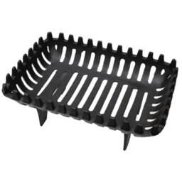 Jvl Arden 16-Inch Fireside Accessory Log Coal Grate, Cast-Iron, Black, 37 X 27 X 16 Cm - thumbnail 2