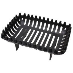 Jvl Arden 16-Inch Fireside Accessory Log Coal Grate, Cast-Iron, Black, 37 X 27 X 16 Cm - thumbnail 1