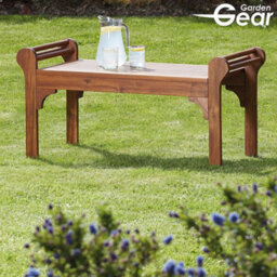 Garden Gear Lutyens Table Solid Acacia Hardwood Pre Treated Garden Patio Furniture (Coffee Table) - thumbnail 1