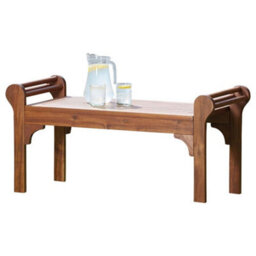 Garden Gear Lutyens Table Solid Acacia Hardwood Pre Treated Garden Patio Furniture (Coffee Table) - thumbnail 2