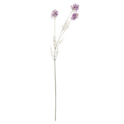 Wyld Haus Set Of 3 Purple Meadow Artificial Flower Stems 840mm Realistic Gypsophila - image 1
