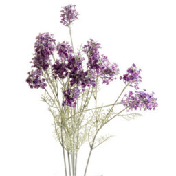 Wyld Haus Set Of 3 Purple Meadow Artificial Flower Stems 840mm Realistic Gypsophila - thumbnail 2