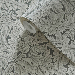Clarke & Clarke William Morris Acanthus Wallpaper Slate Grey W0175/02 - thumbnail 4