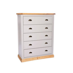 Cabinet Bits Bomporto 5 Drawer Chest Of Drawers Brass Cup Handle - thumbnail 2