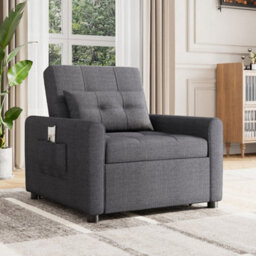 Thehotsale 3 In 1 Multifunctional Single Sofa Bed With Pillows Can Be Converted Into Sofa, Recliner And Bed - thumbnail 2