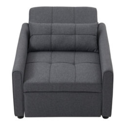 Thehotsale 3 In 1 Multifunctional Single Sofa Bed With Pillows Can Be Converted Into Sofa, Recliner And Bed - thumbnail 3