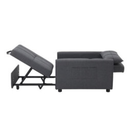 Thehotsale 3 In 1 Multifunctional Single Sofa Bed With Pillows Can Be Converted Into Sofa, Recliner And Bed - thumbnail 5
