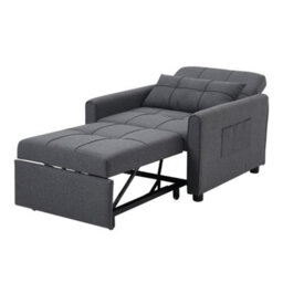 Thehotsale 3 In 1 Multifunctional Single Sofa Bed With Pillows Can Be Converted Into Sofa, Recliner And Bed - thumbnail 4