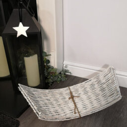 40Or58Cm Samuel Alexander Kd Willow Christmas Tree Skirt Wicker Rattan  Medium White Wash - thumbnail 6