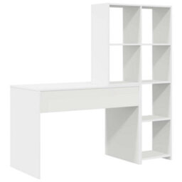 Walplus Desk With Shelf White 138.5 X 55 X 143 Cm Engineered Wood - thumbnail 7