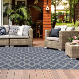 Homeart Outdoor Rugs Easy Cleaning Area Rugs For Balcony,garden,picnic,uv Weather Resistant Beige Cream, 80 X 150 Cm - thumbnail 2