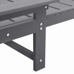 Berkfield Garden Lounge Furniture 3 Pcs Light Grey 38 X 38 X 46Cm - thumbnail 7