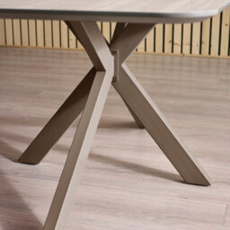 Julian Bowen Noah Taupe Rectangular Dining Table - thumbnail 9
