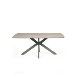 Julian Bowen Noah Taupe Rectangular Dining Table - thumbnail 6