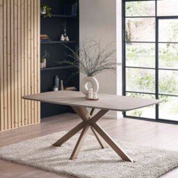 Julian Bowen Noah Taupe Rectangular Dining Table