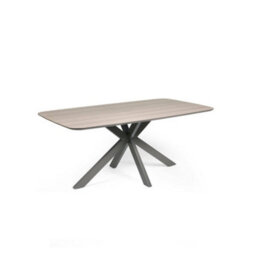 Julian Bowen Noah Taupe Rectangular Dining Table - thumbnail 5