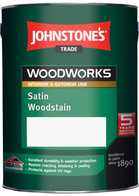Johnstone's Trade Woodworks Jacobean Oak Satin Finsh Woodstain - 2.5L - image 1