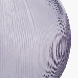 Pacific Lifestyle Round Vase In Lilac Recycled Glass - thumbnail 5