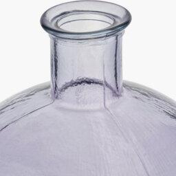 Pacific Lifestyle Round Vase In Lilac Recycled Glass - thumbnail 6