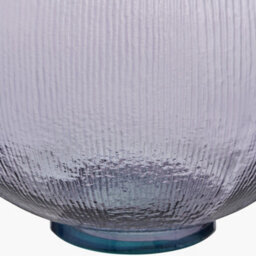 Pacific Lifestyle Round Vase In Lilac Recycled Glass - thumbnail 4