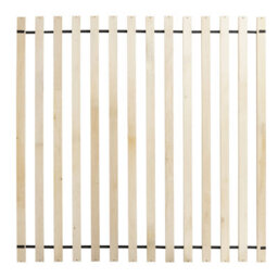 Beliani Bed Wood Champagnat 180 X 200 Cm (Eu Super King) Light Brown - thumbnail 9