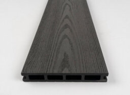 Vista Grooved-Edge Decking, 3.6M, Dark Brown, Pack Of 4 (Clips Included) - thumbnail 1