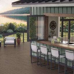 Vista Grooved-Edge Decking, 3.6M, Dark Brown, Pack Of 4 (Clips Included) - thumbnail 3