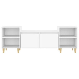 Berkfield Sturdy Tv Cabinet White 160X35X55 Cm Engineered Wood - thumbnail 6