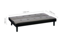 Birlea Aurora Sofa Bed Grey Velvet - thumbnail 9