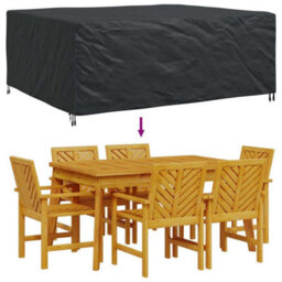 Walplus Outdoor Furniture Cover Black 250 X 210 X 70 Cm 420D - thumbnail 9